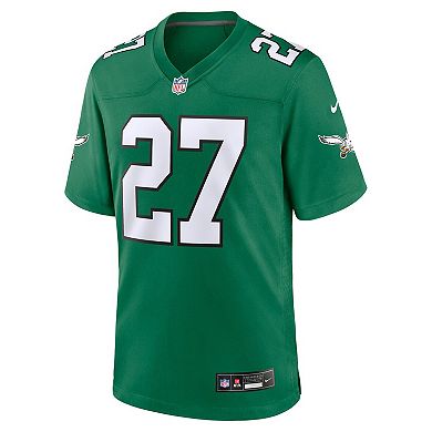 Men's Nike Quinyon Mitchell Kelly Green Philadelphia Eagles Alternate Game Jersey