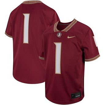 Toddler Nike #1 Garnet Florida State Seminoles Untouchable Football Jersey