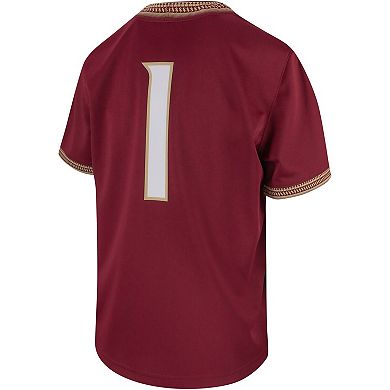Toddler Nike #1 Garnet Florida State Seminoles Untouchable Football Jersey