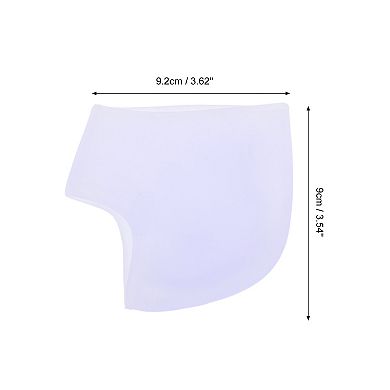 Silicone Non Perforated Heel Protectors for Travelling 1 Pair