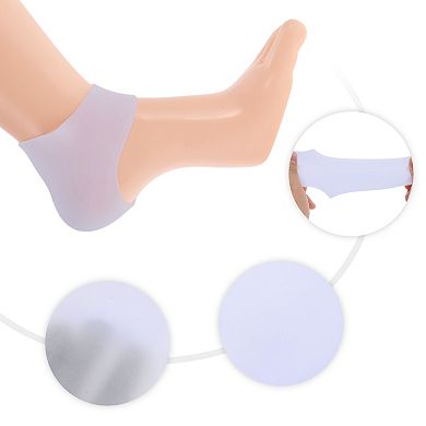 Silicone Non Perforated Heel Protectors for Travelling 1 Pair