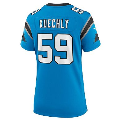 Women's Nike Luke Kuechly Blue Carolina Panthers Retired Player Game Jersey