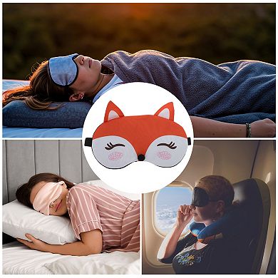 1 Pc Portable Cartoon Foxs Sleep Mask for Hotel
