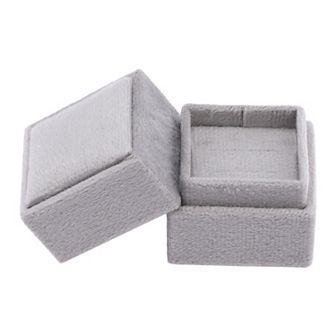 Velvet Square Ring Box for Proposal, Engagement, Wedding, Ceremony, Jewelry Ring Box Storage 2*2*2in