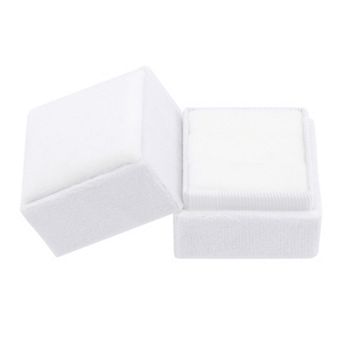 Velvet Square Ring Box for Proposal, Engagement, Wedding, Ceremony, 2 Slots Jewelry Ring Box 2*2*2in