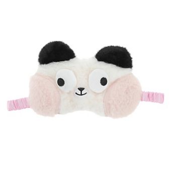 1 pc Portable Pandas Not Adjustable Eye Mask for Travel White
