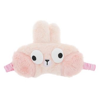 1 pc Portable Rabbit Not Adjustable Eye Mask for Travel Pink