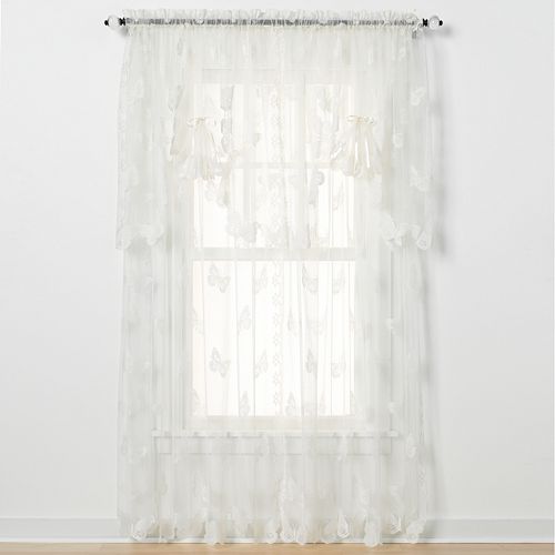 Butterfly Lace Swag Window Valance 56 X 38