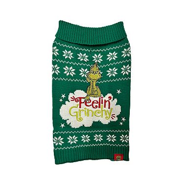 Dr. Seuss Feeling Grinchy Dog Sweater