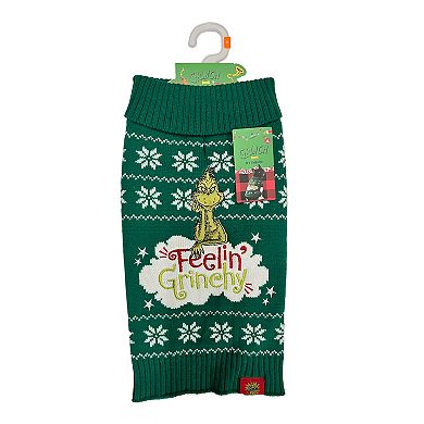 Dr. Seuss Feeling Grinchy Dog Sweater