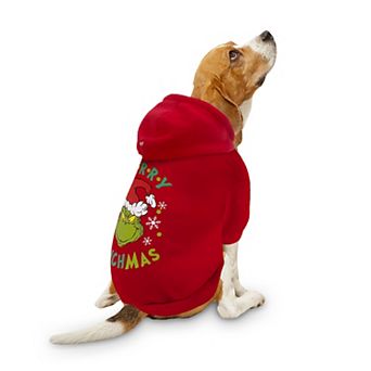 Dr. Seuss Grinch Hoodie Pet Sweatshirt