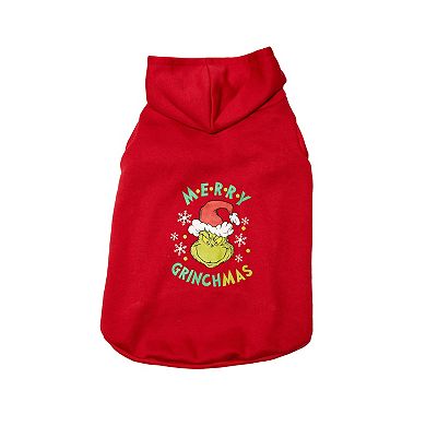 Dr. Seuss Grinch Hoodie Pet Sweatshirt