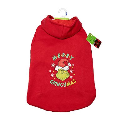 Dr. Seuss Grinch Hoodie Pet Sweatshirt