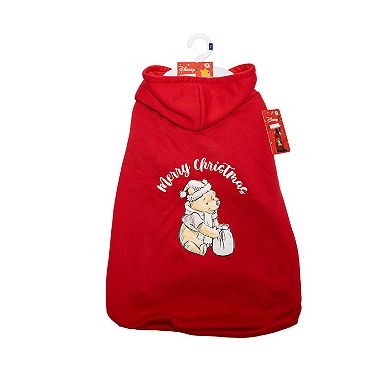 Disney's Winnie The Pooh Merry Christmas Pet Hoodie