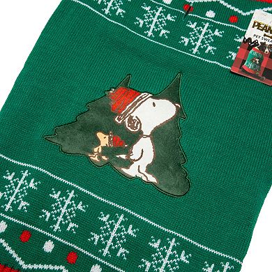 Peanuts Snoopy Tree Snowflake Pet Sweater