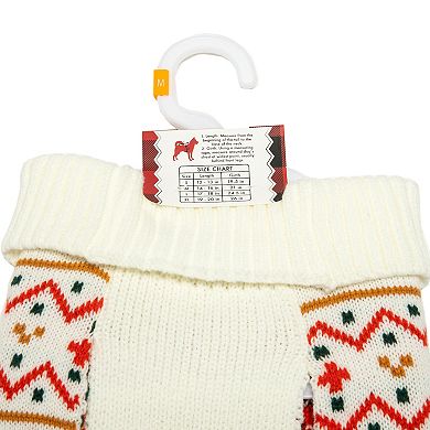 Woof Fair Isle Dog Sweater