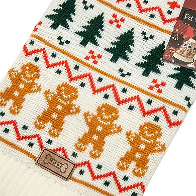 Woof Fair Isle Dog Sweater