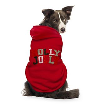 Woof Holly Jolly Dog Hoodie