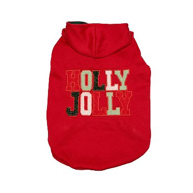 Woof Holly Jolly Dog Hoodie