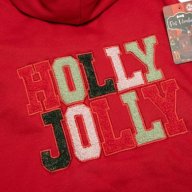 Woof Holly Jolly Dog Hoodie