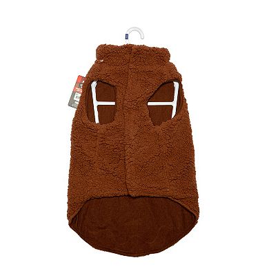 Woof Sherpa Gingerbread Cookie Dog Vest