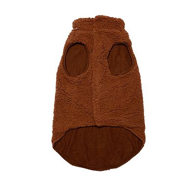 Woof Sherpa Gingerbread Cookie Dog Vest