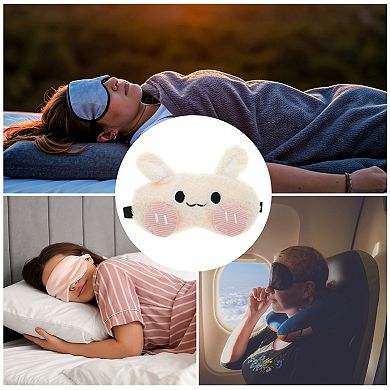 1 Pc Portable Rabbit Adjustable Eye Mask for Travel