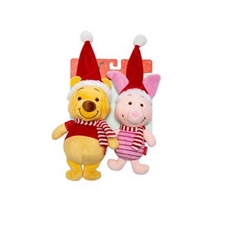 Disney's Winnie the Pooh 2 pk Pooh & Piglet Plush Pet Toys