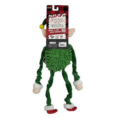 Woof Jumbo Belly Bungee Limbs Elf Plush Pet Toy