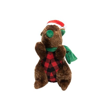 Woof Holiday Squirrel Plush Pet Toy