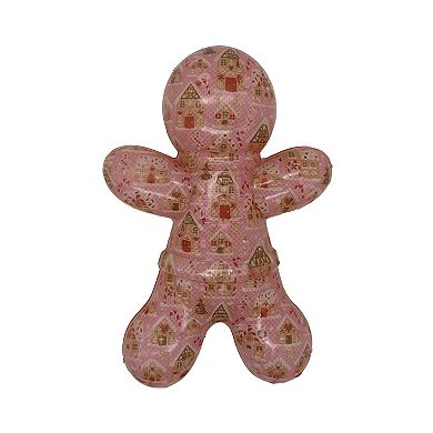 Woof Gingerbread Rubber Squeaker Dog Toy