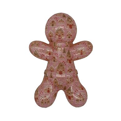 Woof Gingerbread Rubber Squeaker Dog Toy