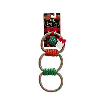 Woof Triple Rope Ring Tugger Dog Toy