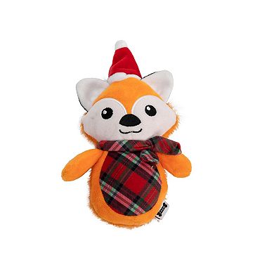 Woof Plush Deer, Fox & Raccoon Dog Toys 3-pk.