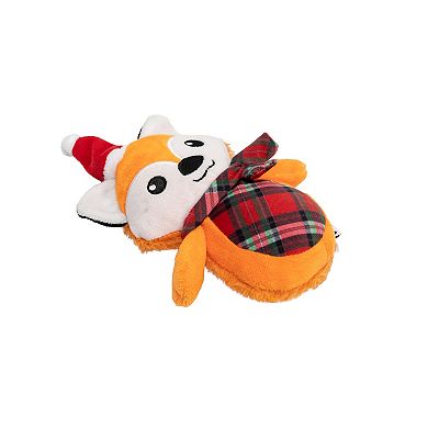 Woof Plush Deer, Fox & Raccoon Dog Toys 3-pk.