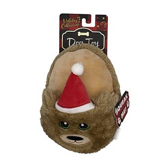 Woof Bear Slipper Plush Pet Toy