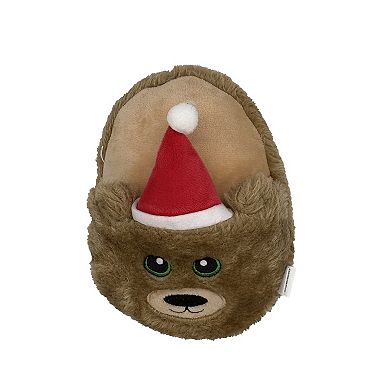 Woof Bear Slipper Plush Pet Toy