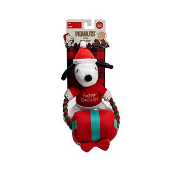 Peanuts Snoopy Gift Rope Plush Dog Toy