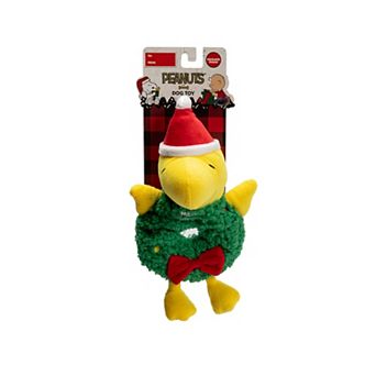 Peanuts Woodstock Wreath Plush Dog Toy