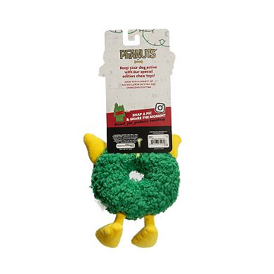Peanuts Woodstock Wreath Plush Dog Toy