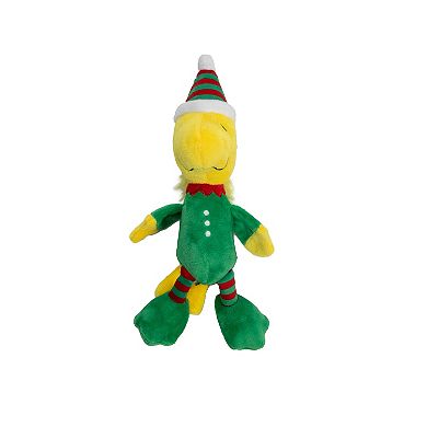 Peanuts 2-pk Santa Snoopy Woodstock Elf Dog Toys