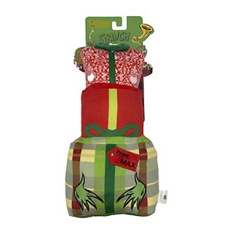 Dr. Seuss Grinch Multi-Squeaker Plush Pet Toy