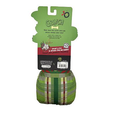 Dr. Seuss Grinch Multi-Squeaker Plush Pet Toy