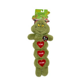 Dr. Seuss Multi-Squeaker Grinch Plush Pet Toy