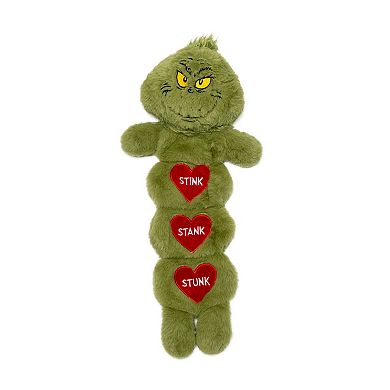 Dr. Seuss Multi-Squeaker Grinch Plush Pet Toy