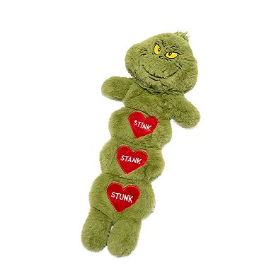Dr. Seuss Multi-Squeaker Grinch Plush Pet Toy