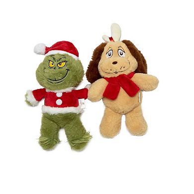 Dr. Seuss 2-pk. Max & Grinch Plush Pet Toys
