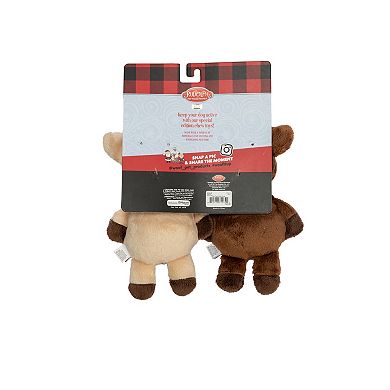 Rudolph 2-pk. Clarice & Plush Belly Dog Toys