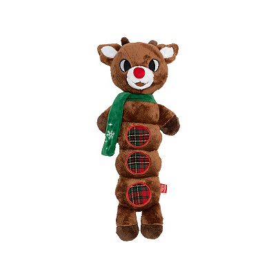 Rudolph Multi-Squeaker Plush Pet Toy