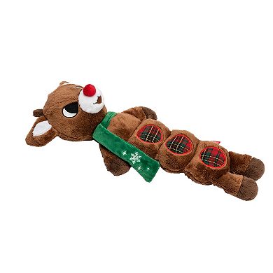 Rudolph Multi-Squeaker Plush Pet Toy